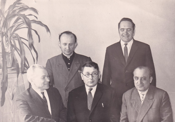 Л.Е. Борухов, Ю. И. Ермаков, А. И. Барабанов, А. С. Космодамианский, А. Е. Либер
